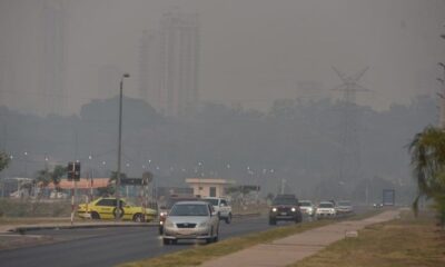 Aire contaminado en Asunción. Foto: Gentileza.