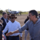 El exdiputado Lalo Gomes junto al presidente Santiago Peña. Foto: Gentileza.