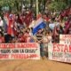 Marcha de Paraguay Pyahurã en el micreocentro de Asunción. Foto: Partido PPP.