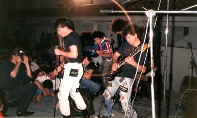 La banda luqueña Batallón en Metalatino (1988). Cortesía