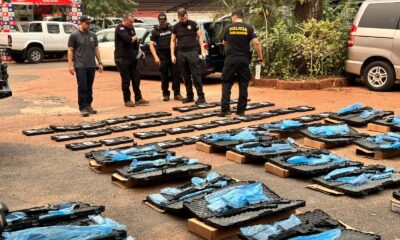 Durante el allanamiento incautaron un centenar de armas. Foto: Ministerio Público.