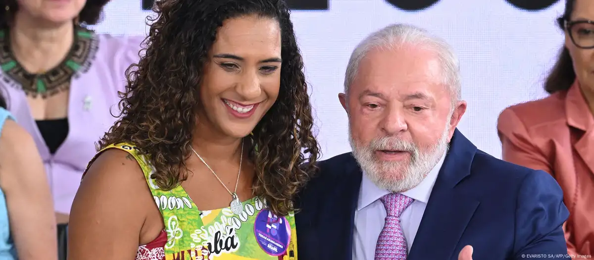 Entre las mujeres acosadas por Almeida estaría la ministra de Igualdad Racial, Anielle Franco. Imagen: EVARISTO SA/AFP/Getty Images