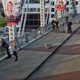 Bon Jovi salvó a una mujer de tirarse del puente puente peatonal John Seigeenthaler, mientras él filmaba un videoclip en Nashville, Estados Unidos. Foto: Captura.