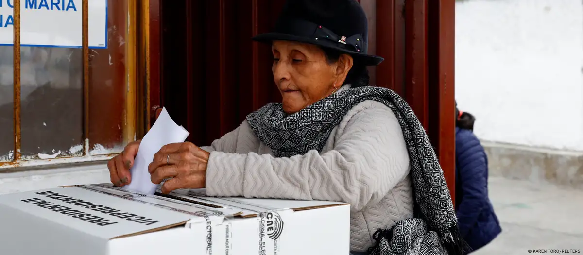 Elecciones en Ecuador. Foto: DW