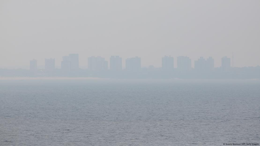 Humareda y contaminación del aire a causa de los incendios forestales. Fotoo: DW. 