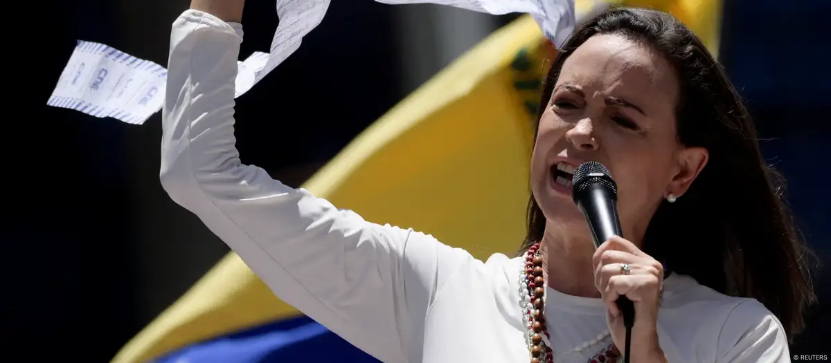 María Corina Machado. Foto: DW.