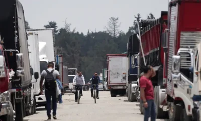 Paro de camioneros en Colombia. Foto:DW