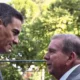 El presidente del Gobierno español, Pedro Sánchez (izqda.), y el líder opositor venezolano Edmundo González Urrutia, en La Moncloa. Imagen: Fernando Calvo/La Monclosa/AFP