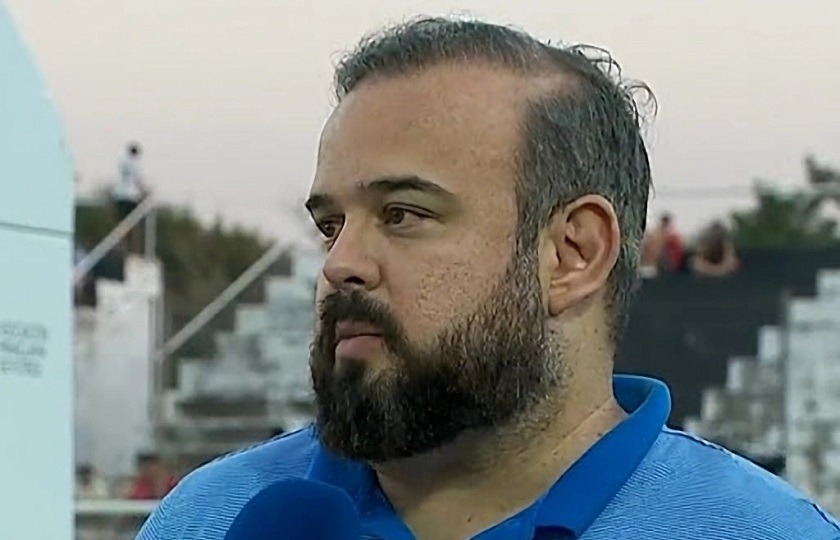 Ariel Martínez, dirigente de Cerro Porteño. Foto: Captura.