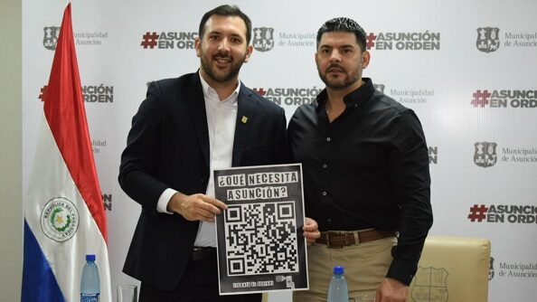 César Escobar y Óscar "Nenecho" Rodríguez. Foto: Gentileza.