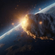 El asteroide 2024 ON será monitoreado por astrónomos para determinar si su trayectoria representa algún riesgo en el futuro cercano. Foto: ilustrativa Infobae.