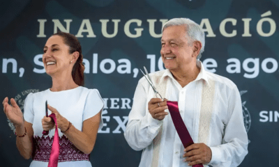 Claudia Sheinbaum junto a Andrés Manuel López Obrador. Foto: DW.