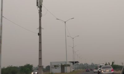 Alto nivel de contaminación en el aire. Foto:X