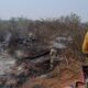 Incendios en la zona del cerro Chovoreca. Foto: Gentileza.