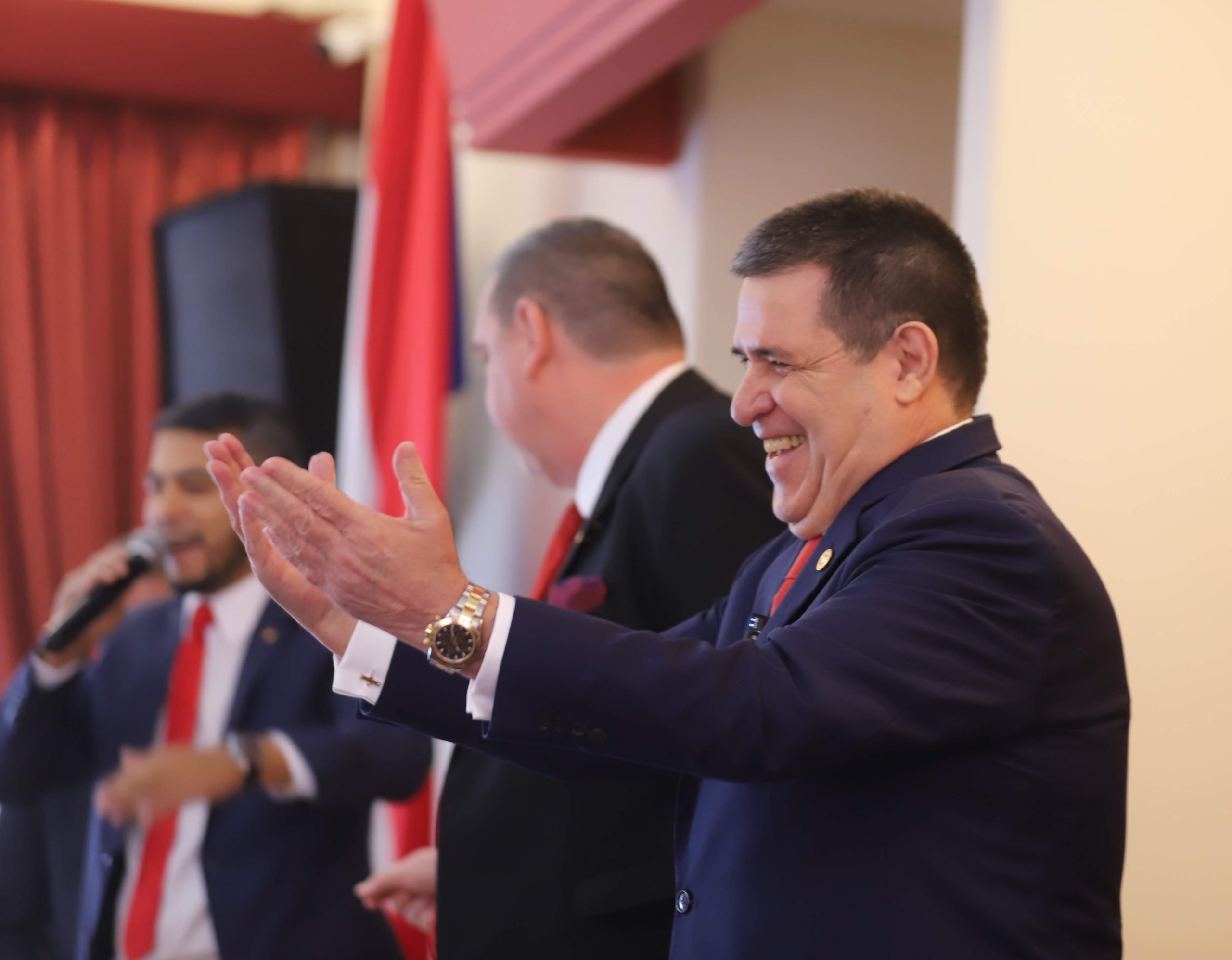 Horacio Cartes en la Junta de Gobierno. Foto: Gentileza.