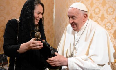 La embajadora Romina Taboada Tonina presentó sus cartas credenciales a Su Santidad el Papa Francisco. Foto: IP