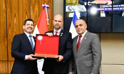 Raúl Latorre, Amir Ohana, Basilio Núñez. Foto: Gentileza.