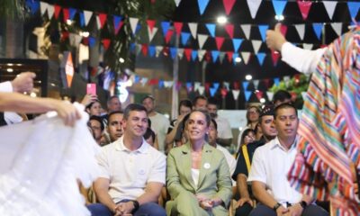 Santiago Peña y Leticia Ocampos. Foto: Gentileza.