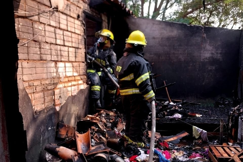 El incendio dejó serios daños. Foto: Limpio Digital.