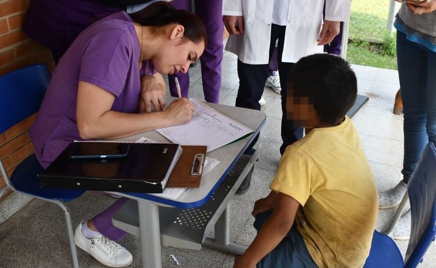 INAN inició la prueba piloto del SISVAN en una escuela de pueblos indígenas. Foto: Ministerio de Salud.