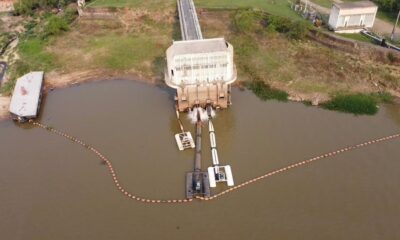 Toma de agua en la Planta de Viñas Cue. Foto: ESSAP.