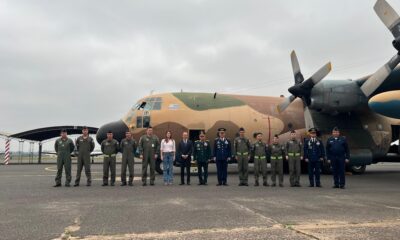 Avión hidrante procedente de Uruguay. Foto: Gentileza.