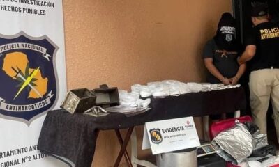 El hombre fue detenido con 8 kilos de drogas. Foto: Ministerio Público.