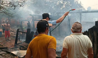 Mujer habría incendiado su vivienda. Foto: Gentileza.