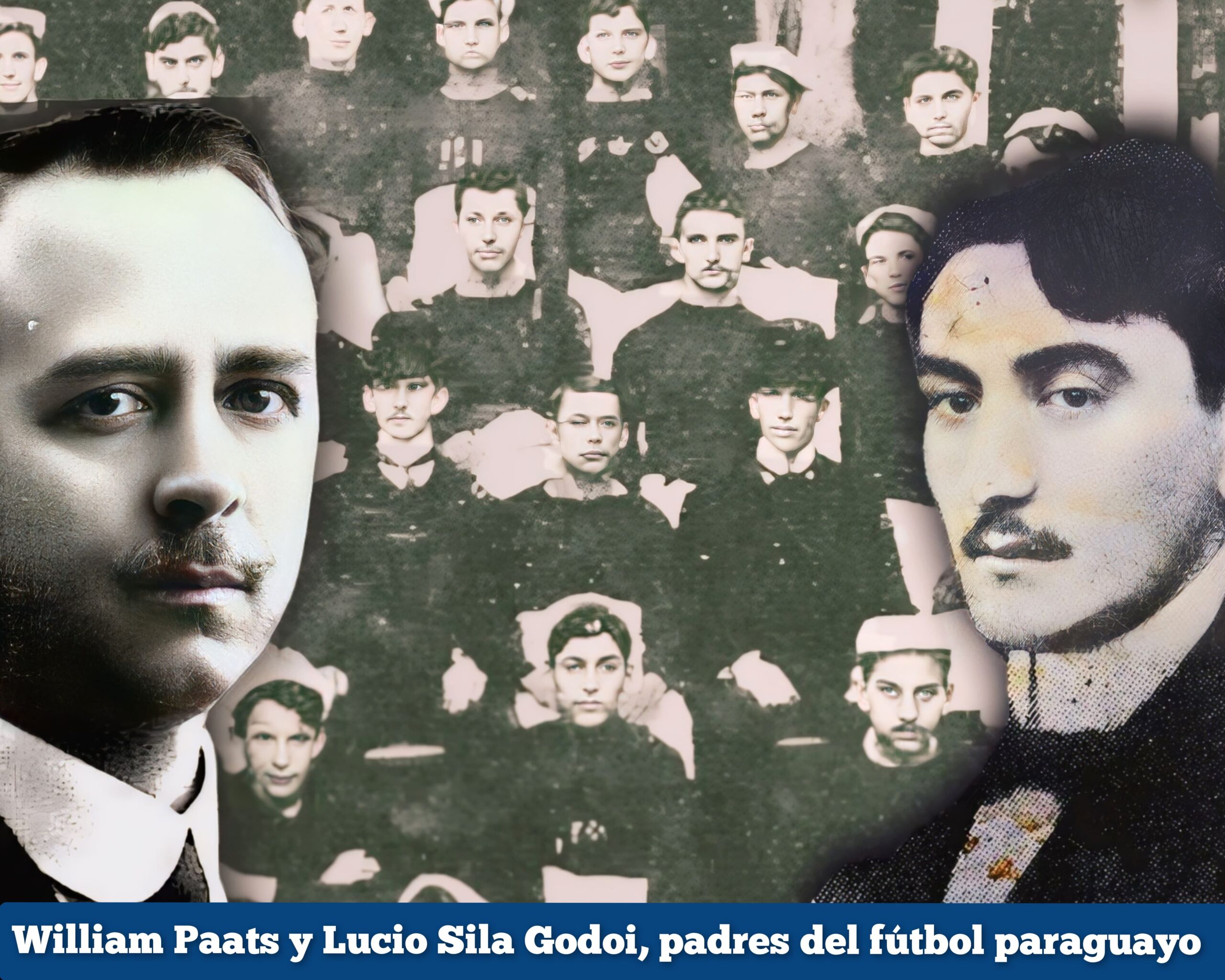 william paats y lucio sila godoi - primer balón de football