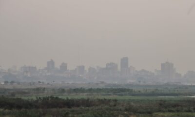 Contaminación a causa del humo provocado por los incendios forestales. Foto: Gentileza.