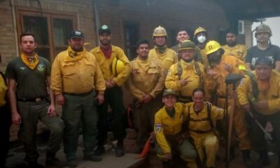 Los Bomberos Voluntarios del Paraguay dieron por concluidas sus funciones en las zonas afectadas por el Chaco. Foto: Gentileza.