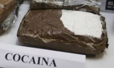 Droga incautada en Portugal. Foto: Gentileza.