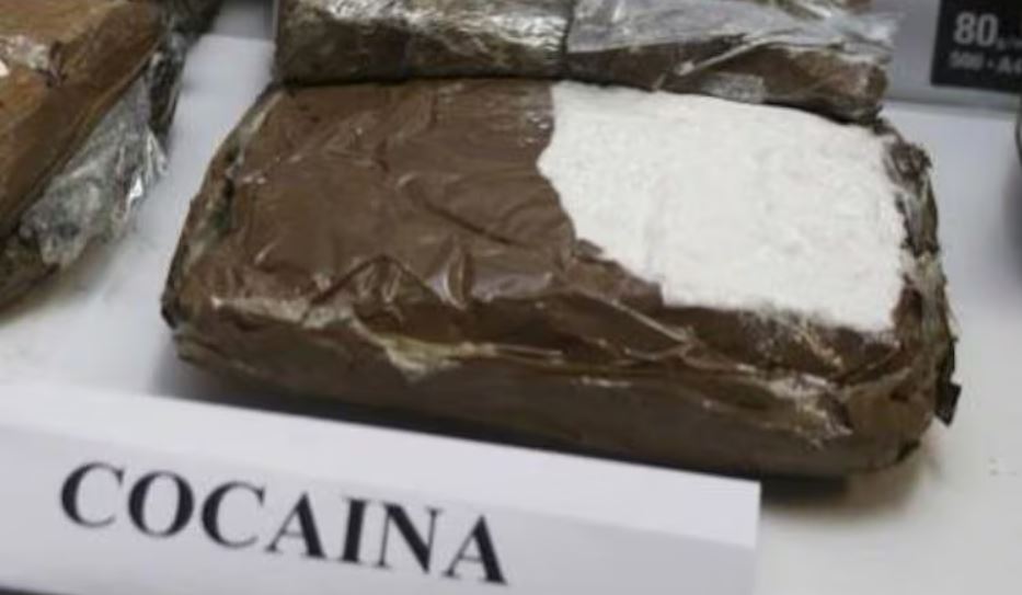 Droga incautada en Portugal. Foto: Gentileza.