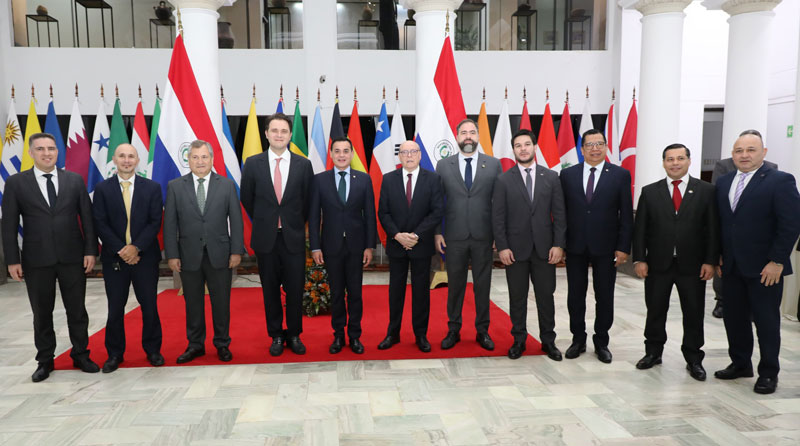 Delegación de la Corte Interamericana de Derechos Humanos, Foto: Gentileza.