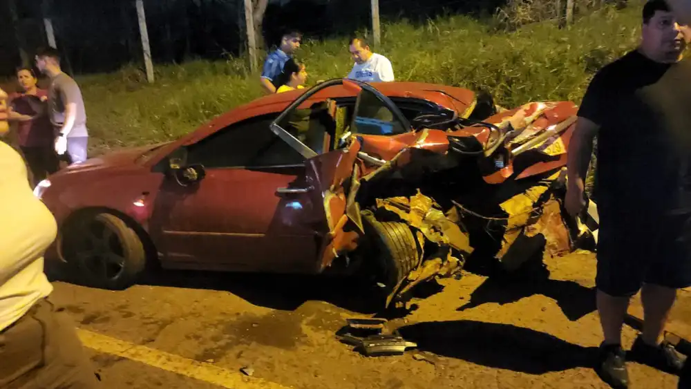 Accidente de tránsito. Foto: Gentileza.