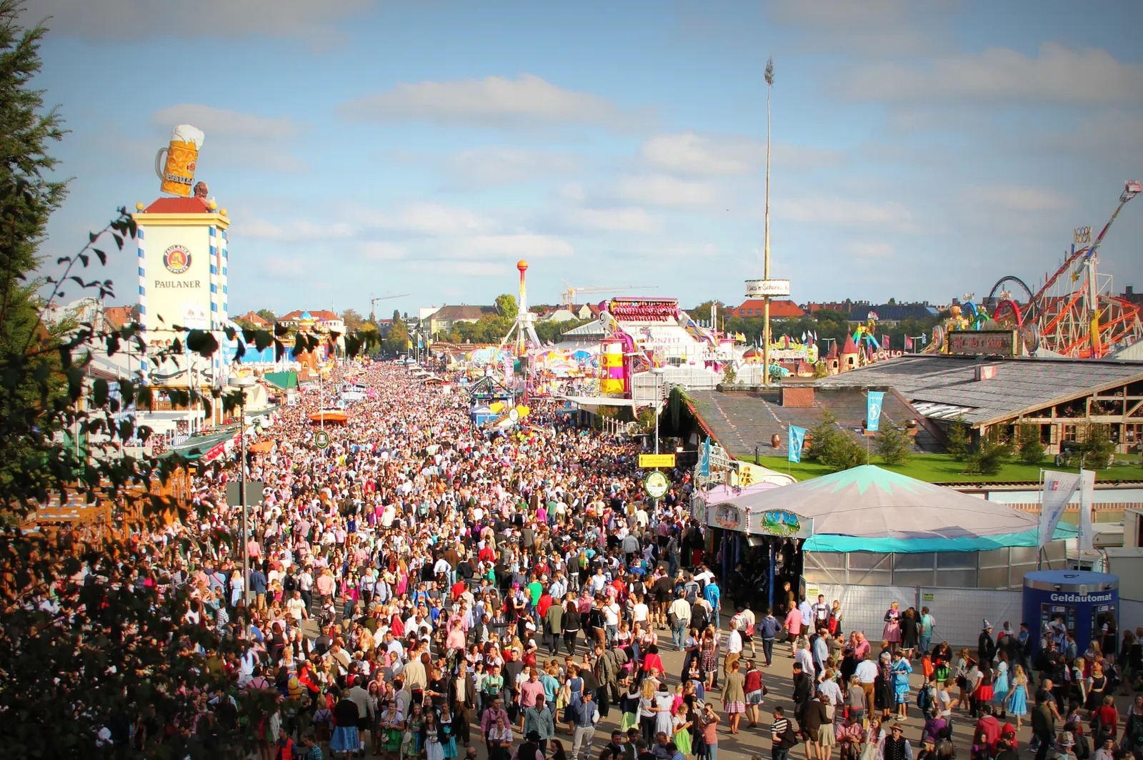 Fiesta de Oktoberfest en Múnich, Alemania con más de 6 millones de visitantes por año Foto: Manuel Joseph / Pexels.