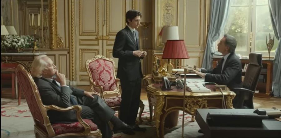 Escena de la película "Quai d'Orsay". Captura