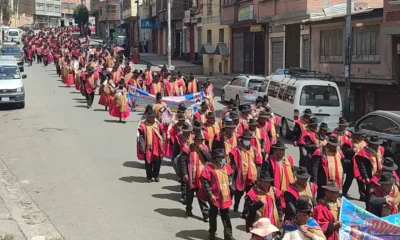 Ponchos rojos,seguidores de Evo Morales. Foto: Bolivia.com