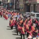 Ponchos rojos,seguidores de Evo Morales. Foto: Bolivia.com