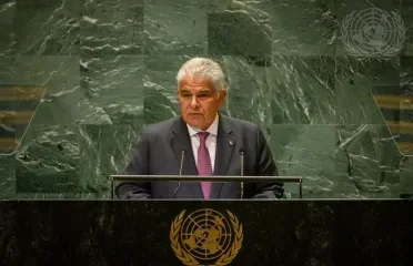 José Raúl Mulino Quintero durante la Asamblea General de la ONU. Foto: ONU