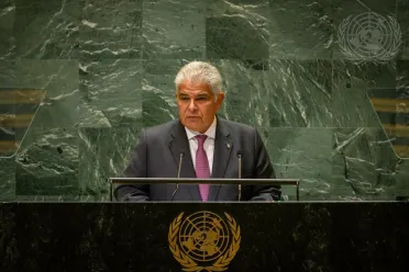 José Raúl Mulino Quintero durante la Asamblea General de la ONU. Foto: ONU