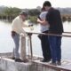 Análisis a la calidad del agua. Foto: Gentileza.