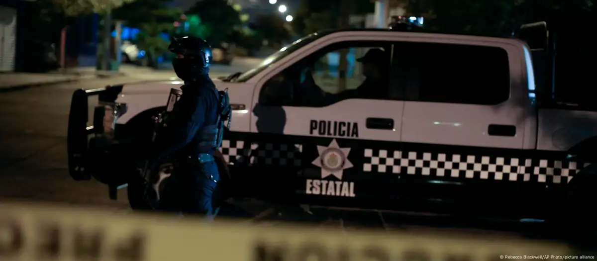 Policía de México. Imagen: Rebecca Blackwell/AP Photo/picture alliance