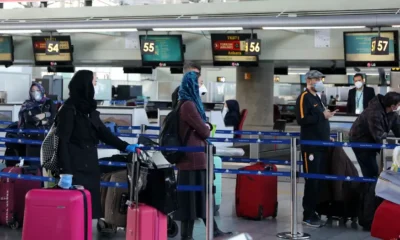 Pasajeros en el aeropuerto de Teherán. Imagen: Fatemeh Bahrami/AA/picture alliance