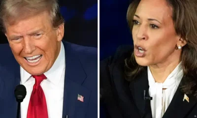 Donald Trump y Kamala Harris. Foto: DW.