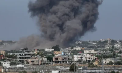 Explosión tras un ataque aéreo de Israel en territorio palestino. Imagen: Abdel Kareem Hana/AP/dpa/picture-alliance