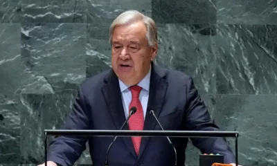 ntónio Guterres se dirige a la Asamblea General de la ONU el 24 de septiembre de 2024. Imagen: Richard Drew/AP Photo/picture alliance