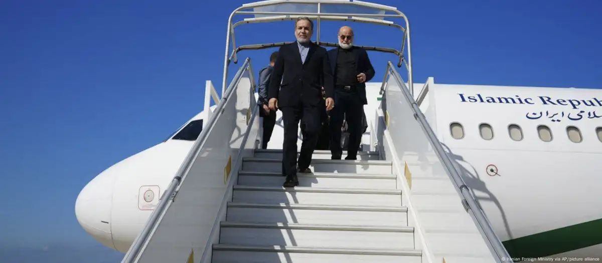 Araqchi llega a Beirut. Imagen: Iranian Foreign Ministry via AP/picture alliance