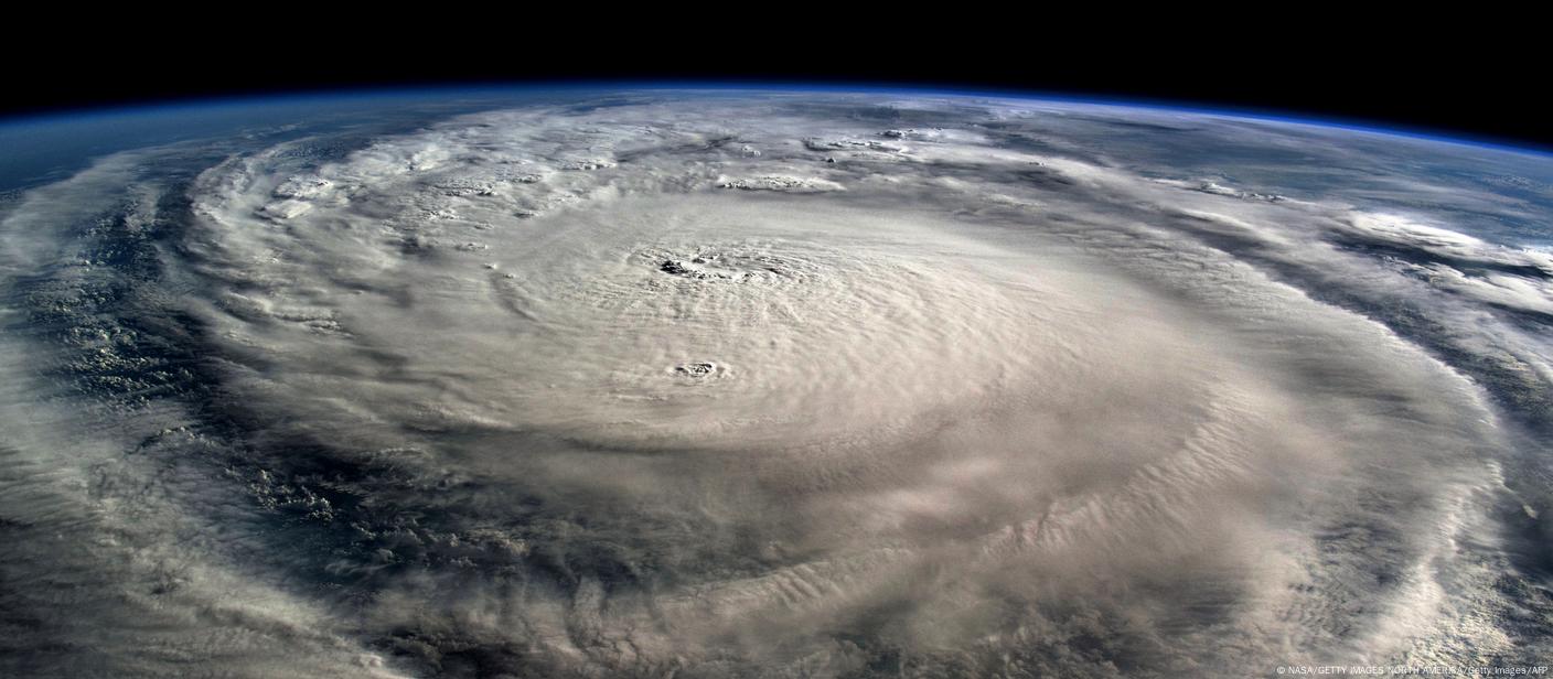 El Ojo de la tromenta. Huracán Miton. Foto: DW.