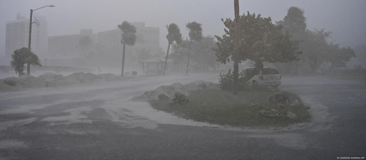 Inundación y destrozosos - Huracán Milton. Foto: DW